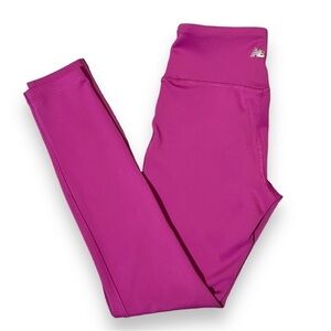 NEW Balance x Isaac Mizrahi Live! High Waisted Leggings Summer Plum Size Small